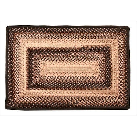 Homespice Decor Black Mist Ultra Durable Braided Rugs - Rectangle 310088